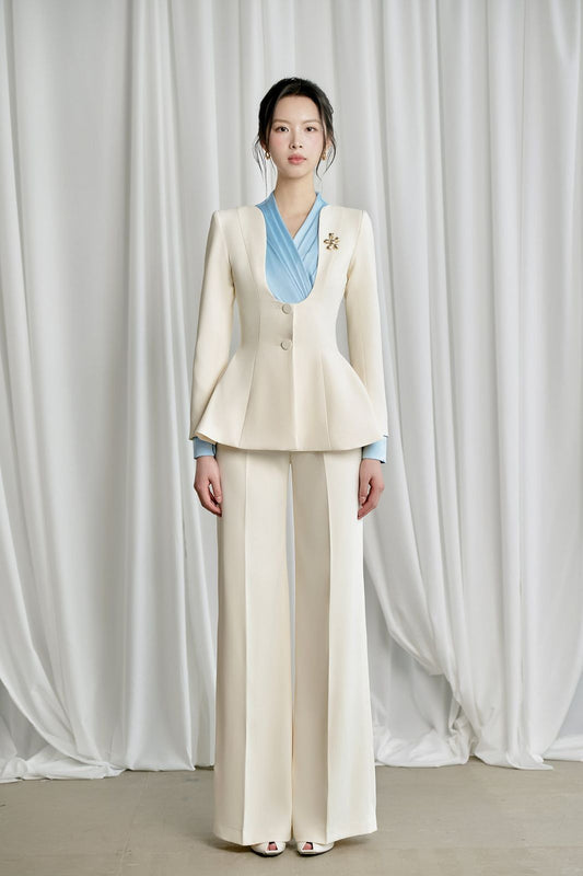 IVORY PANT SUIT